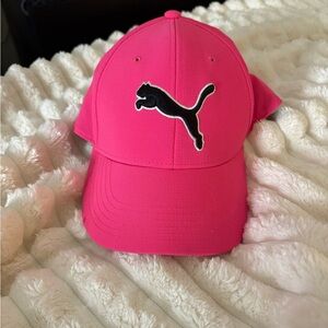 Puma Fuchsia Cap with Black Logo